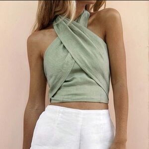 SHEIN wrap top brand new size small